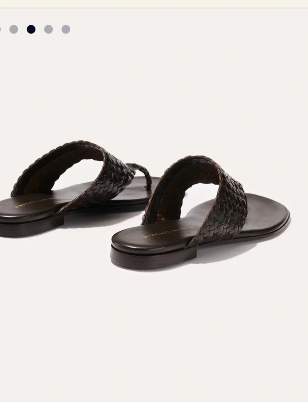 Margaux The Deia in Woven Espresso Leather - Picture 5 of 6
